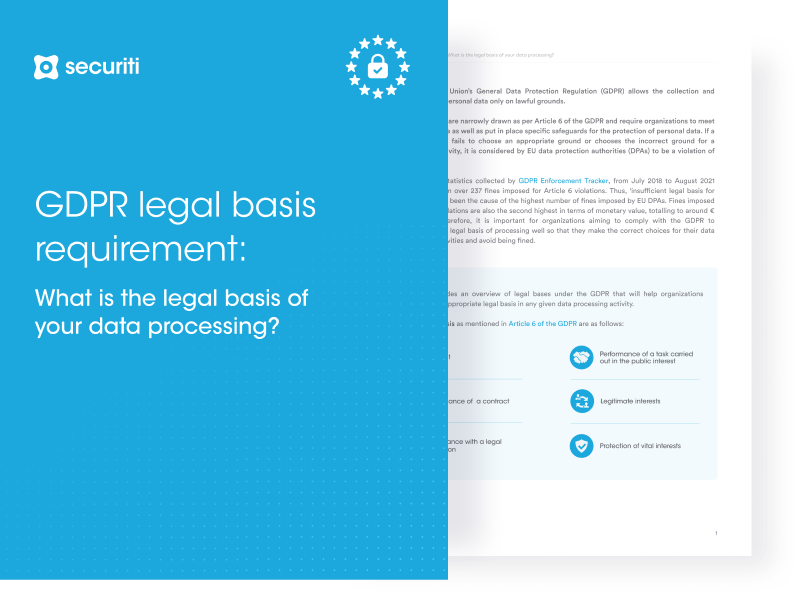 gdpr legal requirements