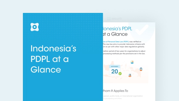 Indonesia’s Personal Data Protection Law (PDPL)