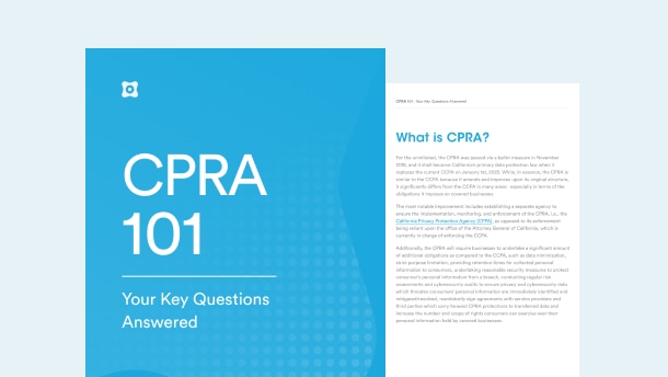 California Privacy Rights Act (CPRA) 101