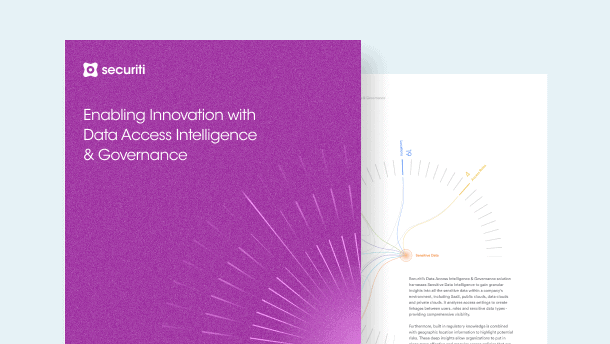 Enabling Innovation with Data Access Intelligence & Governance