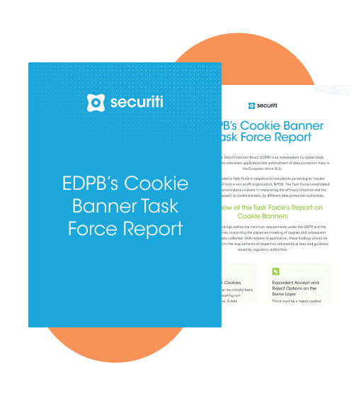 EDPB’s Cookie Banner Task Force Report