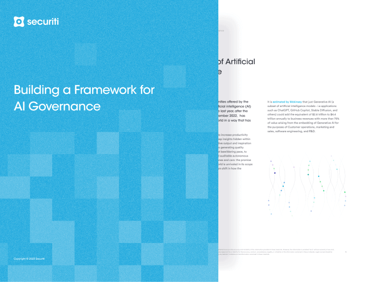 Building A Framework For AI Governance - Securiti