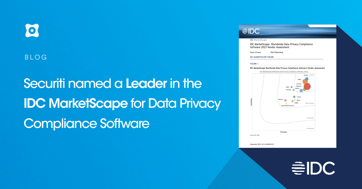 OneTrust Named a Worldwide Leader in IDC MarketScape for Data Privacy  Compliance Software, by MarTech Edge, Sep, 2023