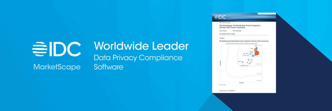 securiti named leader in idc marketscape banner