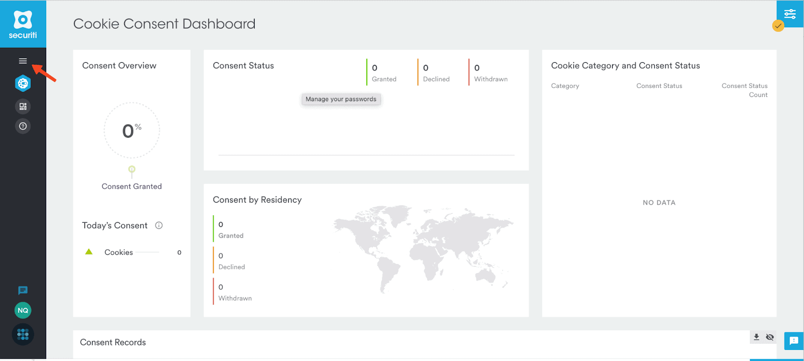 Drupal Cookie Consent Dashboard
