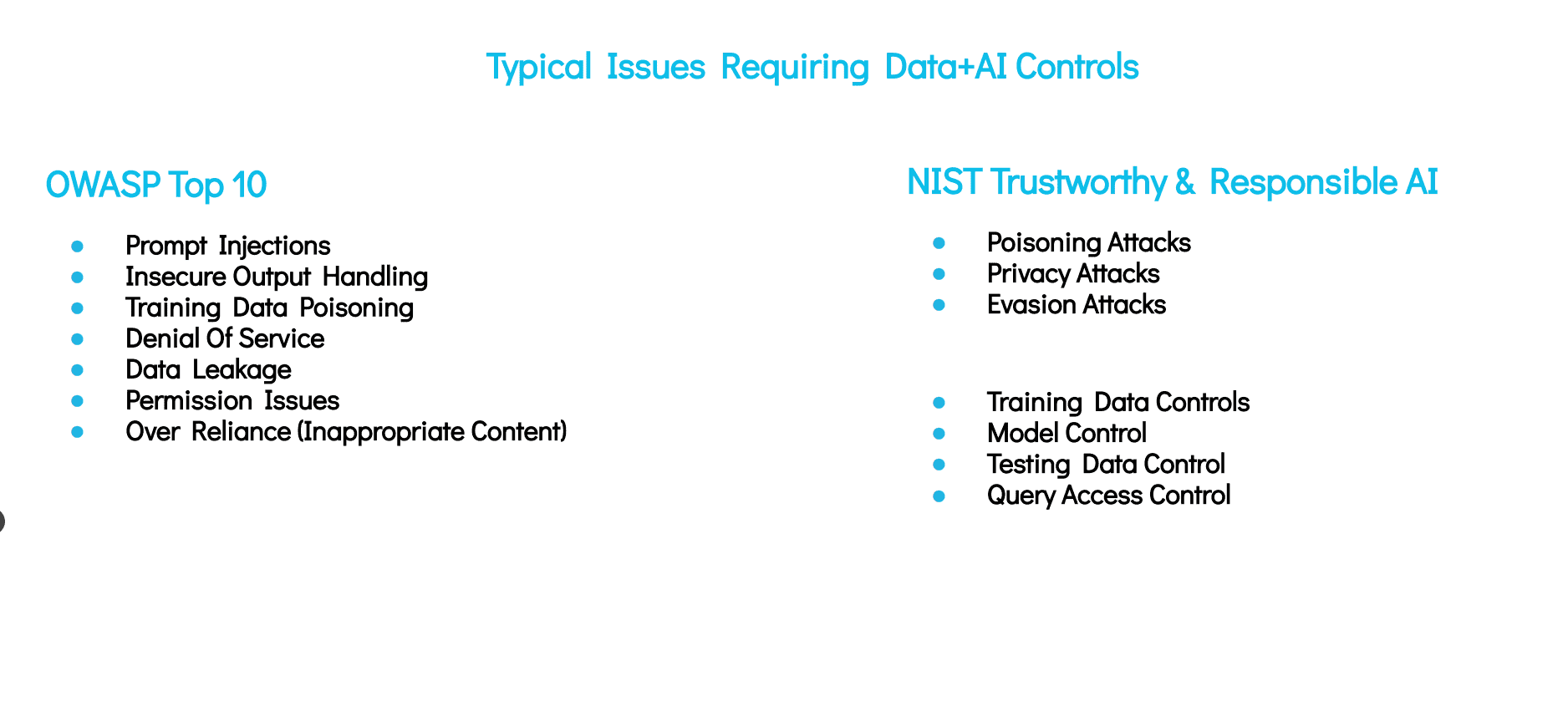 Establish Data and AI Control