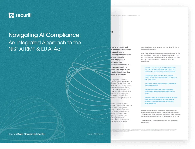 Navigating AI Compliance: An Integrated Approach to the NIST AI RMF & EU AI Act