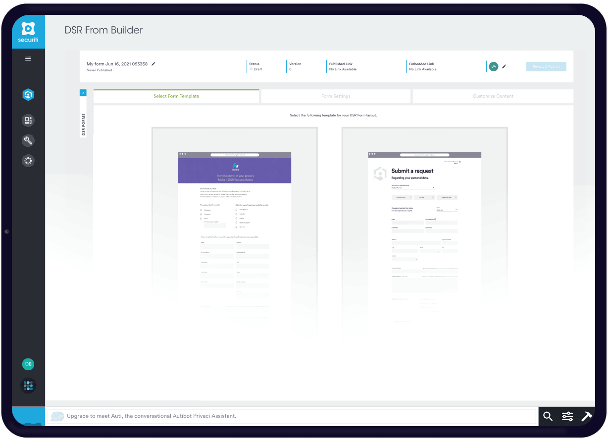 ADGM DPR dsr portal