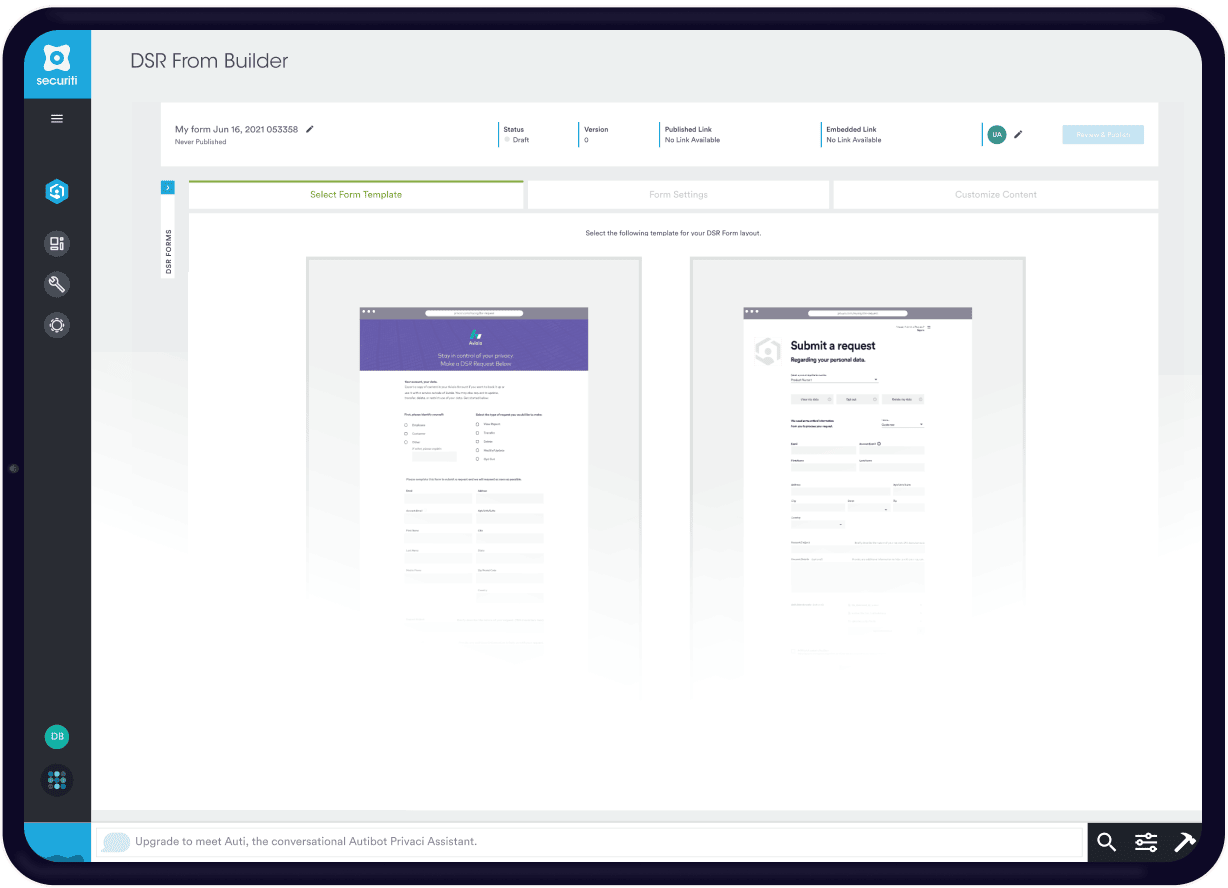 ADGM DPR dsr portal