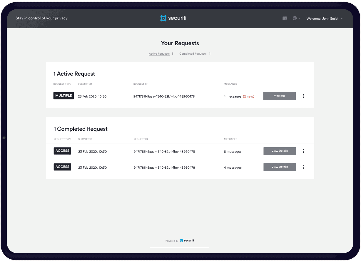 DIFC data access request