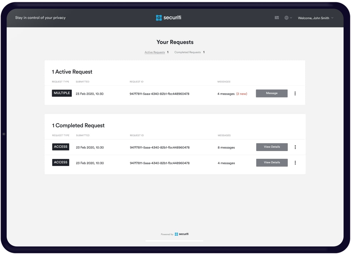 FADP dsr access requests