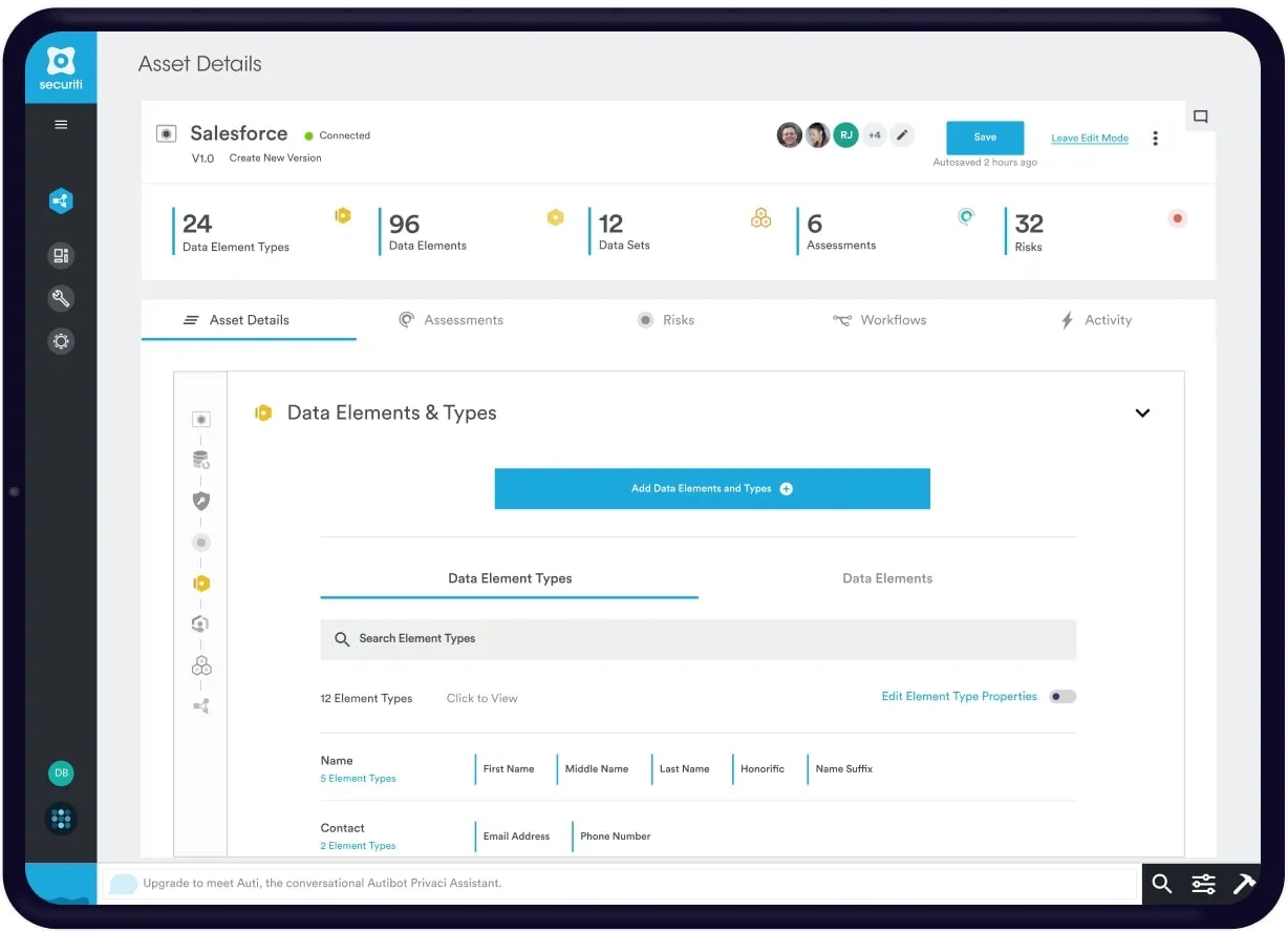 qfc dsr Data Flow Mapping Dashboard