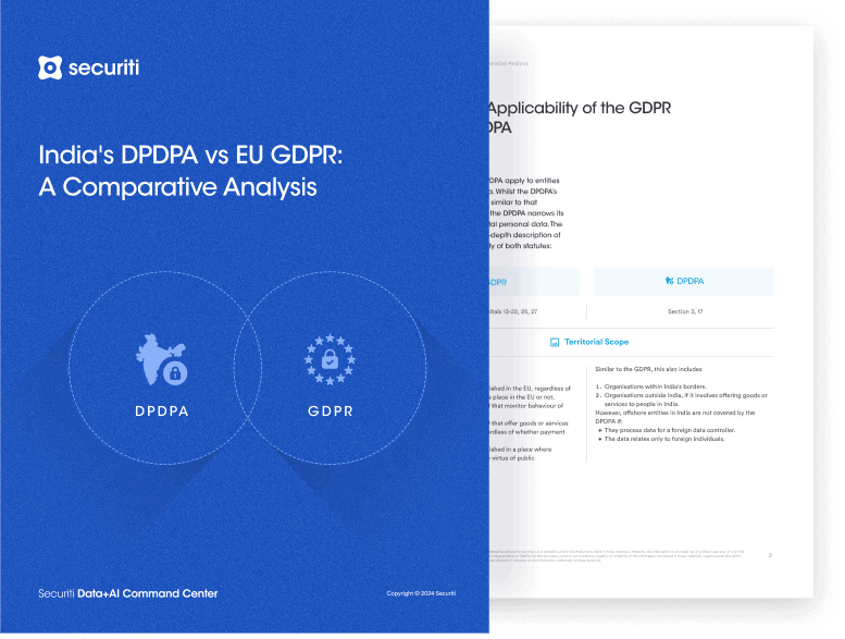 India's DPDPA vs EU’s GDPR