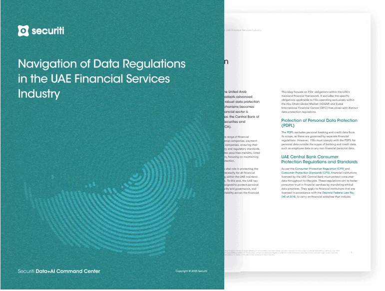 Navigating Data Regulations in the UAE Financial Services Industry