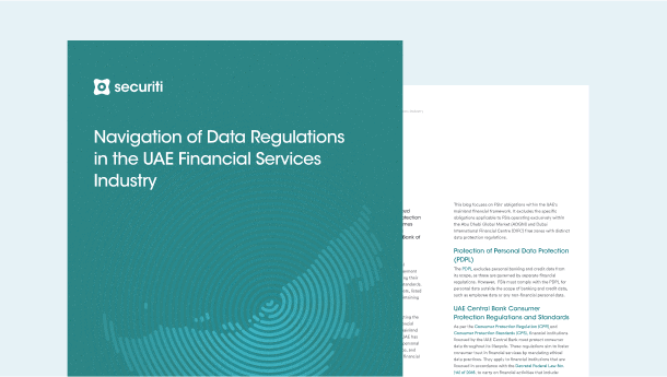 Navigating Data Regulations in the UAE Financial Services Industry